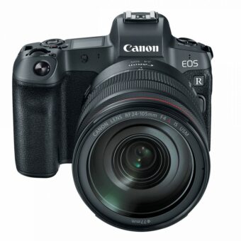 Canon EOS R top front