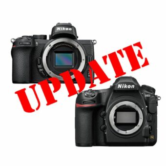 Die Nikon Z50 wird auf Version 2,40 aktualisiert, die D850 auf 1.3.