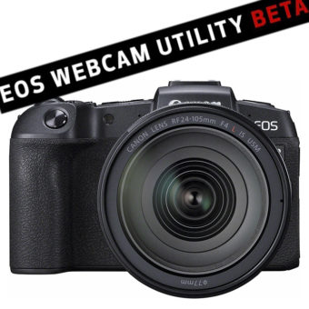 Die spiegellose Vollformat-Kamera Canon EOS RP arbeitet mit der Webcam Utlity zusammen.