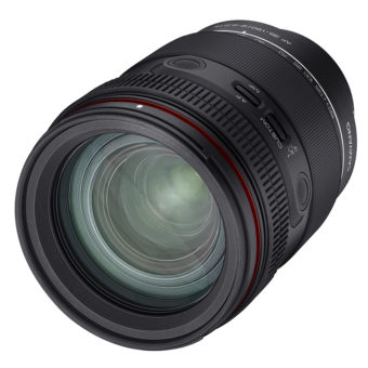 Das Samyang AF 2-2,8/35-150 mm FE wiegt 1,2 kg.