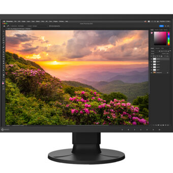 Der 24-Zoll-Monitor ColorEdge CS2400S löst 1920 x 1200 Pixel dar.