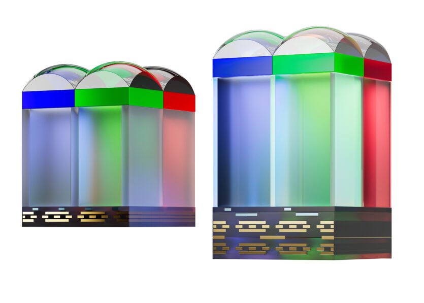 Beim neuen Bildsensor „Exmor T for mobile“ im Xperia 1 V sind die Transistoren in einer eigenen Schicht untergebracht