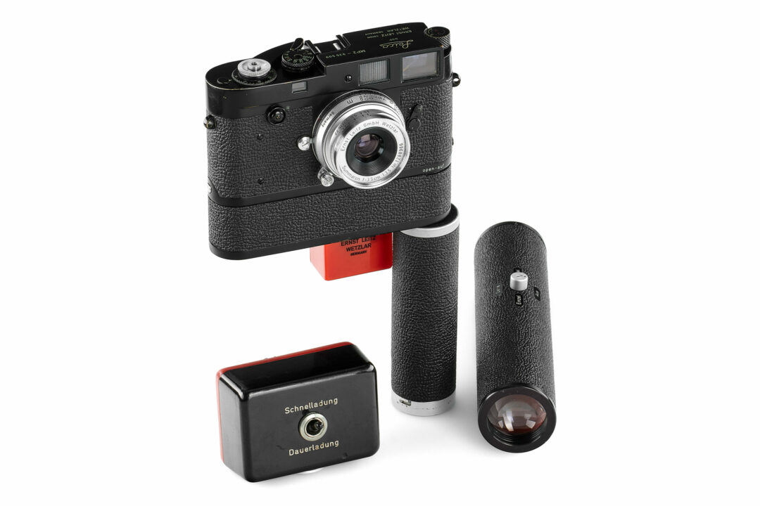 Diese seltene Leica MP2 black paint erzielte bei der Leitz Photographica Auction 1.560.000 Euro. BIld: Leica