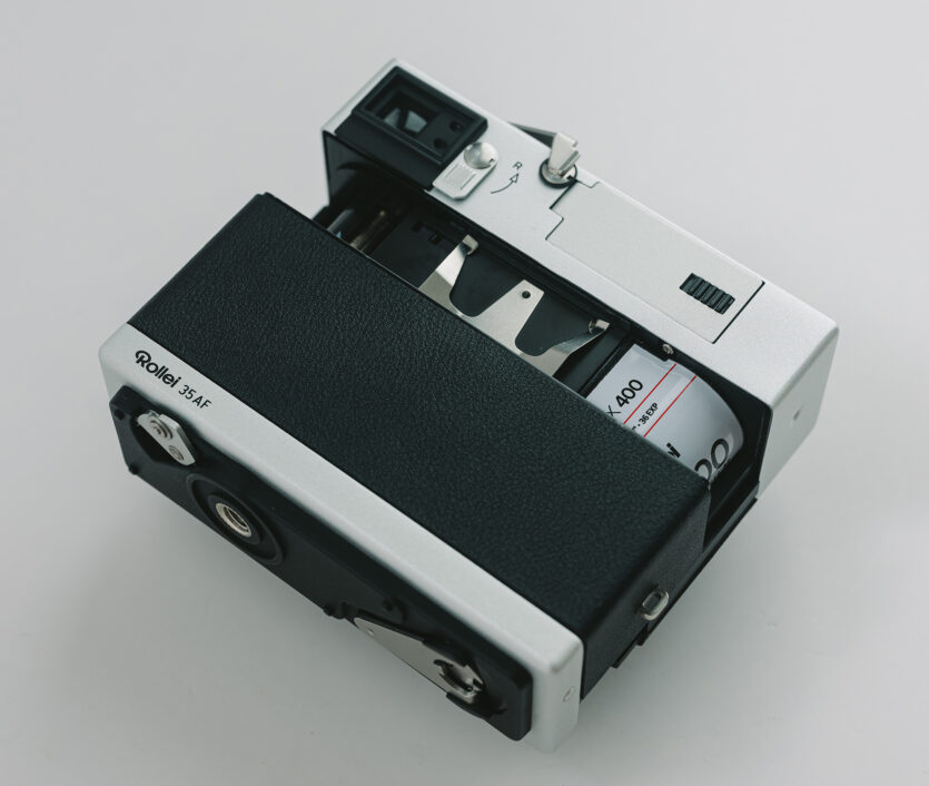 Die Rollei 35 AF nutzt Kleinbildfilme.