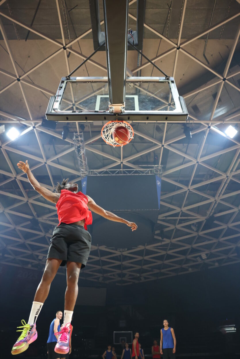 Der EOS R1 konnten wir beim Basketball testen.