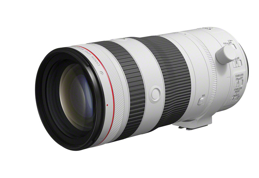 Das RF 2,8/70-200 mm L IS USM Z gibt es in Weiß und Schwarz.