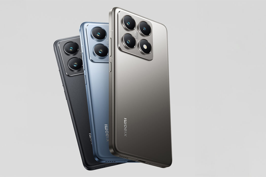 Das Xiaomi 14 T Pro ist in den Farben Titan Gray, Titan Blue und Titan Black erhältlich.