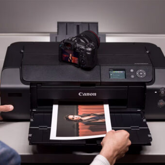 Der imagePrograf Pro-310 druckt bis zum Format A3+ (13 Zoll).