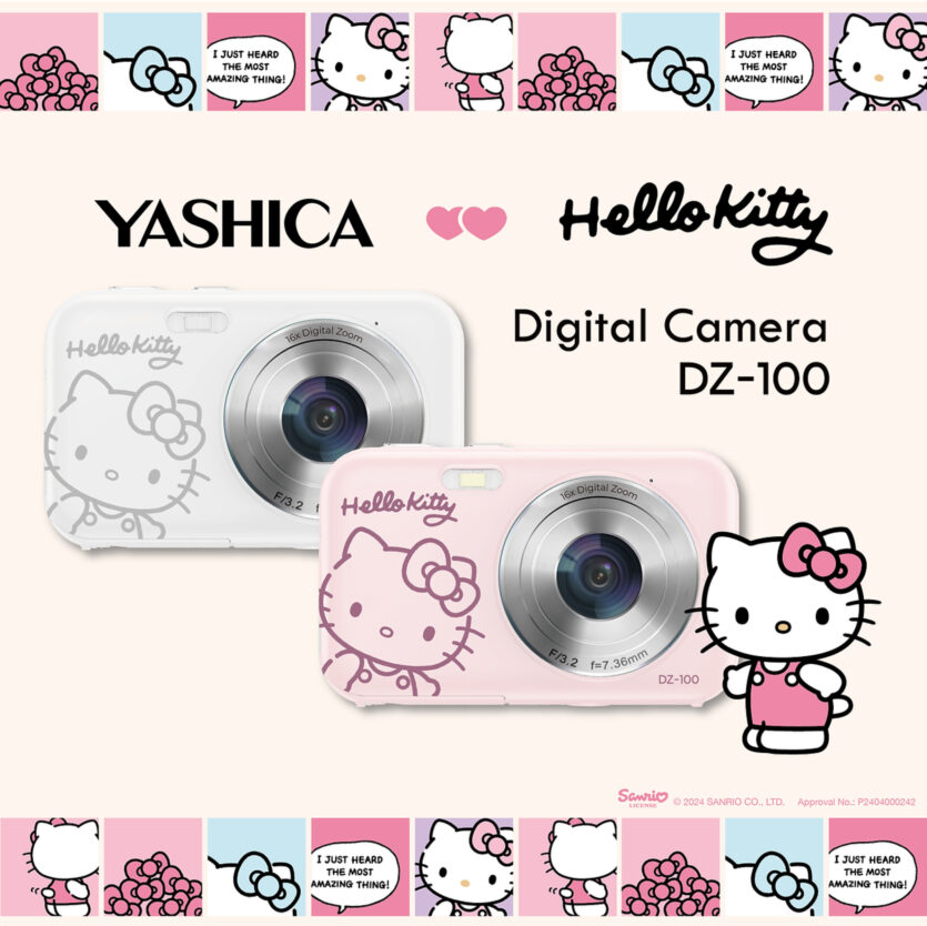 Zielgrupe Kinder: Die Digitalkamera Yashica DZ-100 Hello Kitty.