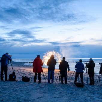 Festival-Fotoworkshop am Strand von Zingst. Foto: ©Holger Martens